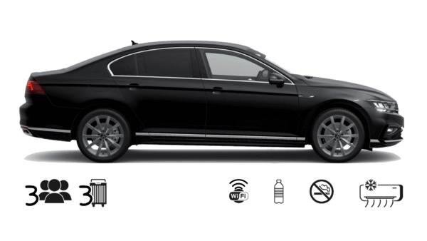 VW Passat iŠkoda superb crni automobili