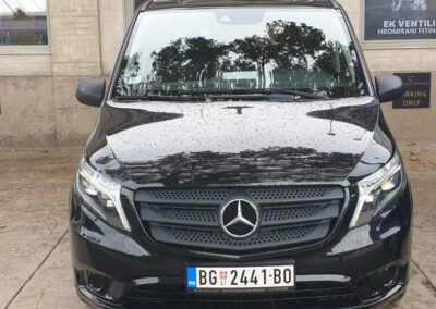 Mercedes V class luxurious minivan in Belgrade