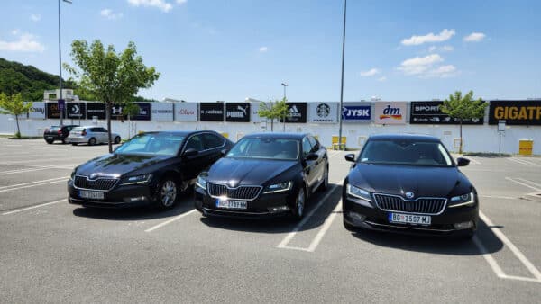 Our business class car fleet in Belgrade