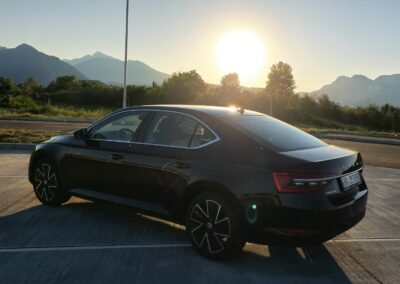 Skoda Superb on a trip from Belgrade