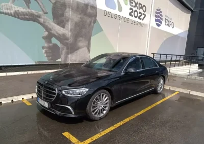 first class chauffeured Mercedes S
